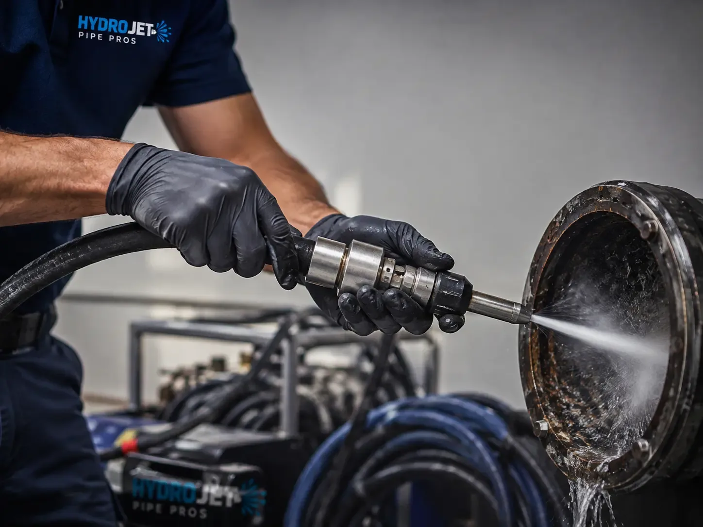 Hydro Jet Pipe Descaling in Coalinga, CA